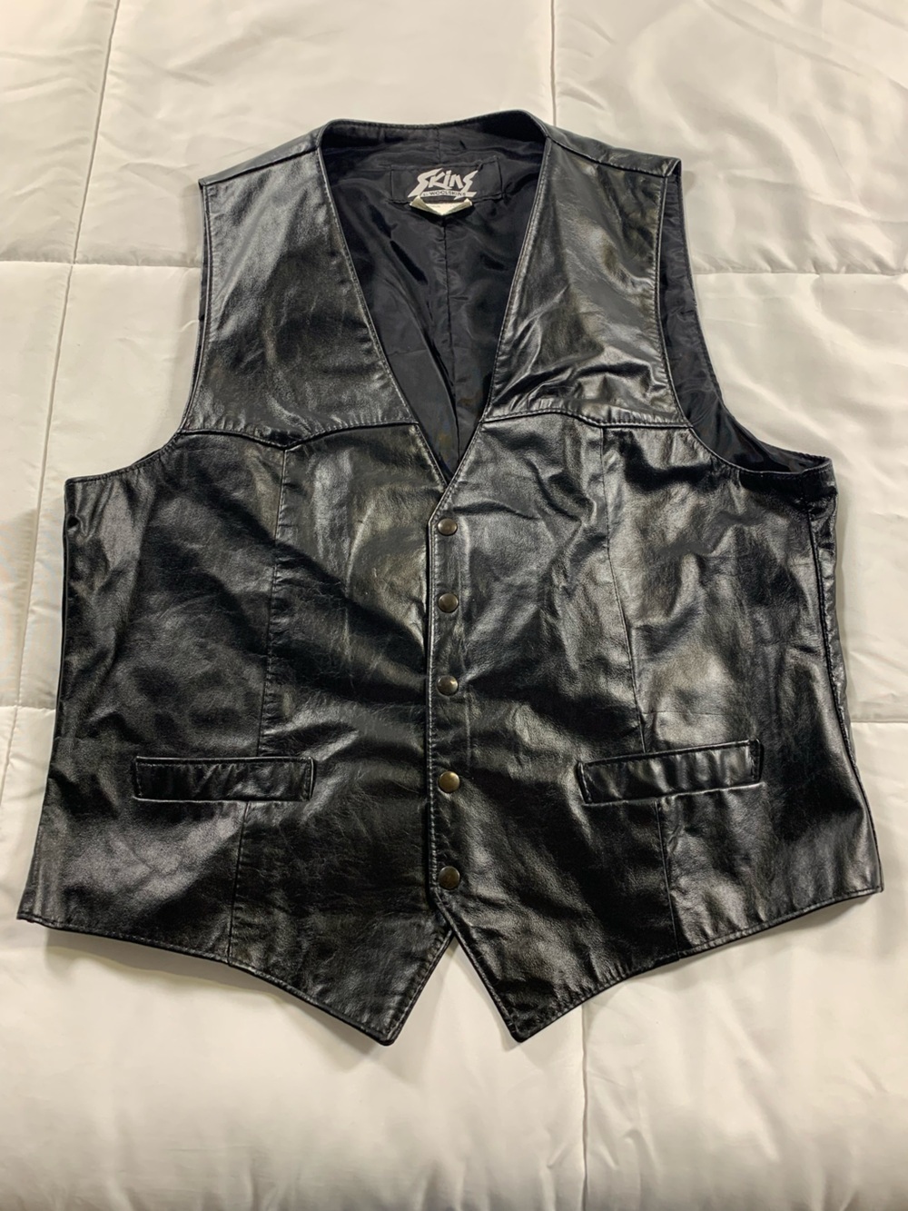 Like new SKINS wool skin vest mens size L